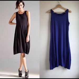 Eileen Fisher - lantern tank dress